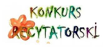 Napis konkurs recytatorski.
