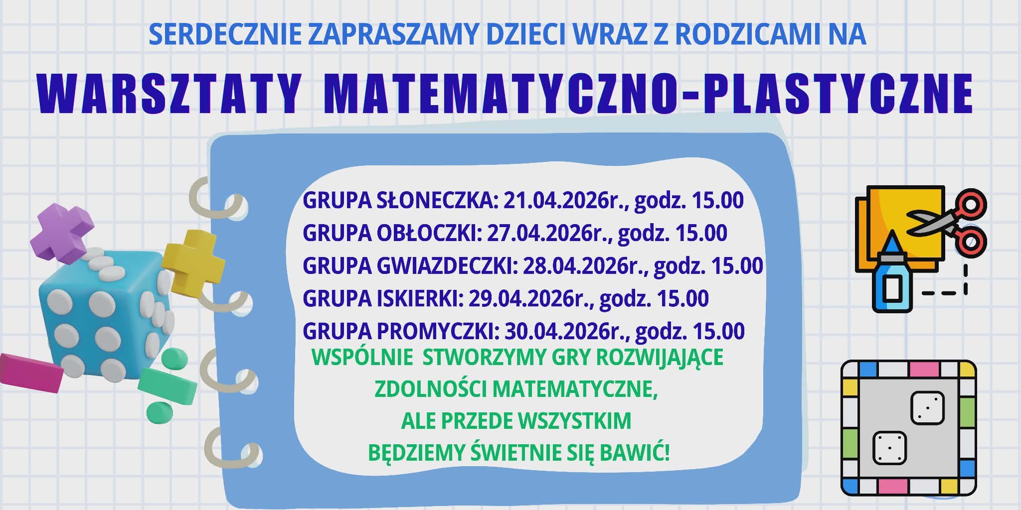 Zaproszenie na warsztaty.