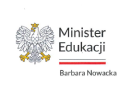 Godło Polski napis Minister Edukacji pod czerwoną kreską Barbara Nowacka